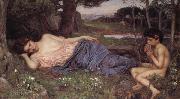 John William Waterhouse, Listening to My Sweet Piping